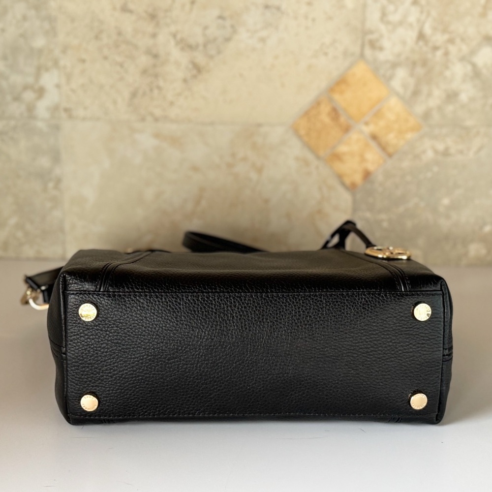 Michael Kors Lenox LG Satchel Shoulder Bag Black - Picture 7 of 14